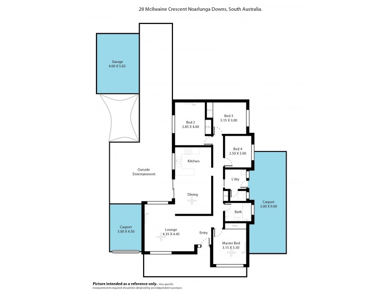 28 McIlwaine Crescent, Noarlunga Downs SA 5168 Floorplan