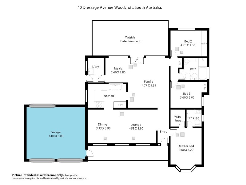 40 Dressage Avenue, Woodcroft SA 5162 Floorplan