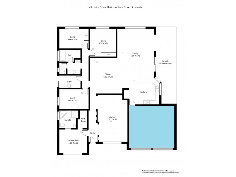 43 Unity Drive, Sheidow Park SA 5158 Floorplan