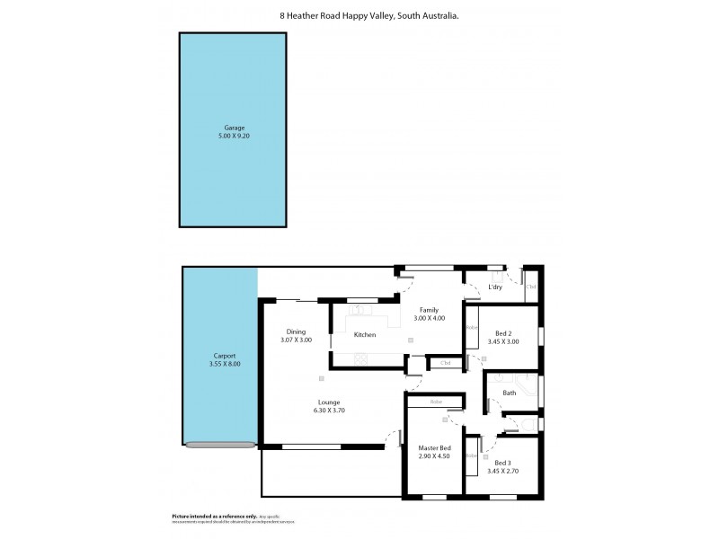 8 Heather Road, Happy Valley SA 5159 Floorplan