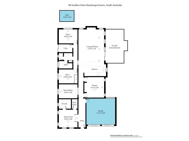 48 Serafino Drive, Noarlunga Downs SA 5168 Floorplan