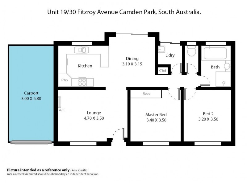 19/30 Fitzroy Avenue, Camden Park SA 5038 Floorplan