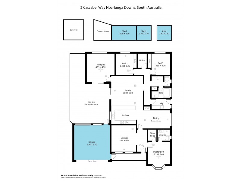 2 Cascabel Way, Noarlunga Downs SA 5168 Floorplan