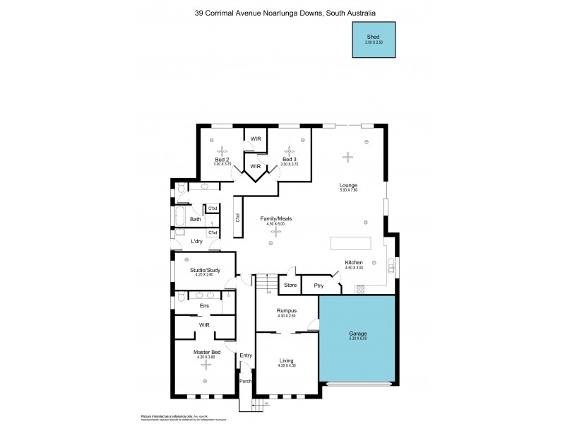39 Corrimal Ave, Noarlunga Downs SA 5168 Floorplan
