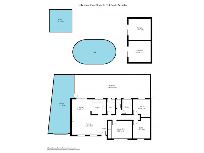 4 Leonore Close, Reynella East SA 5161 Floorplan