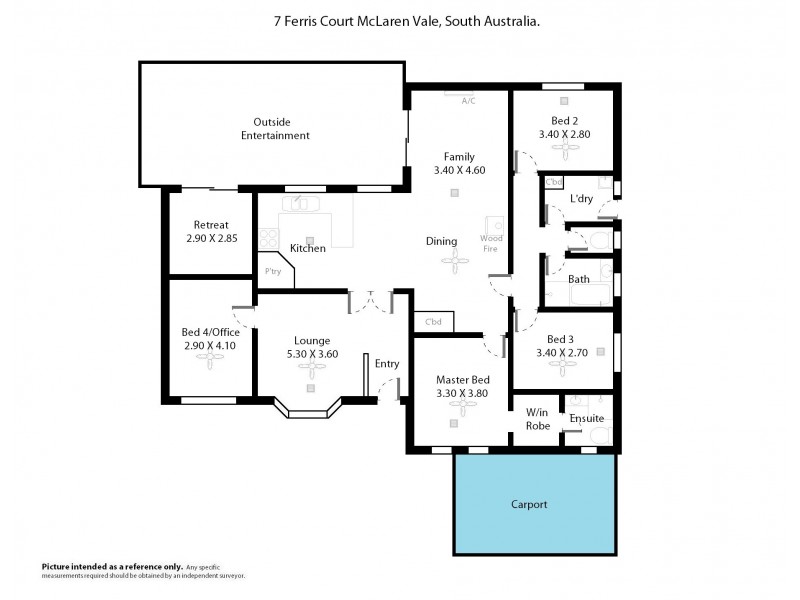 7 Ferris Court, Mclaren Vale SA 5171 Floorplan