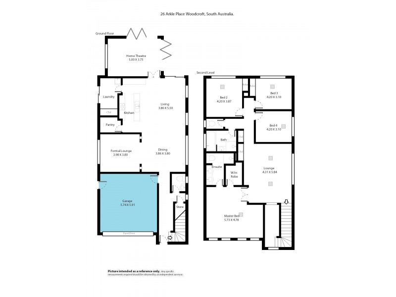 26 Arkle Place, Woodcroft SA 5162 Floorplan