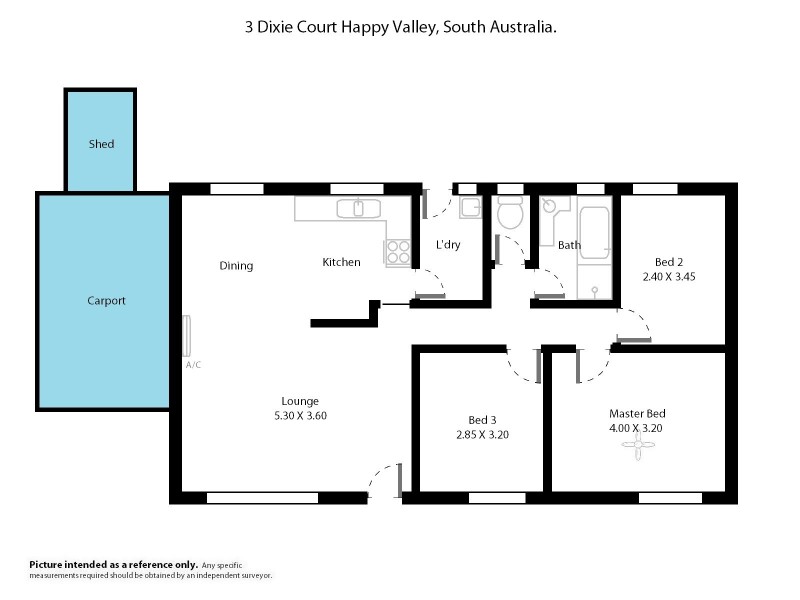 3 Dixie Court, Happy Valley SA 5159 Floorplan