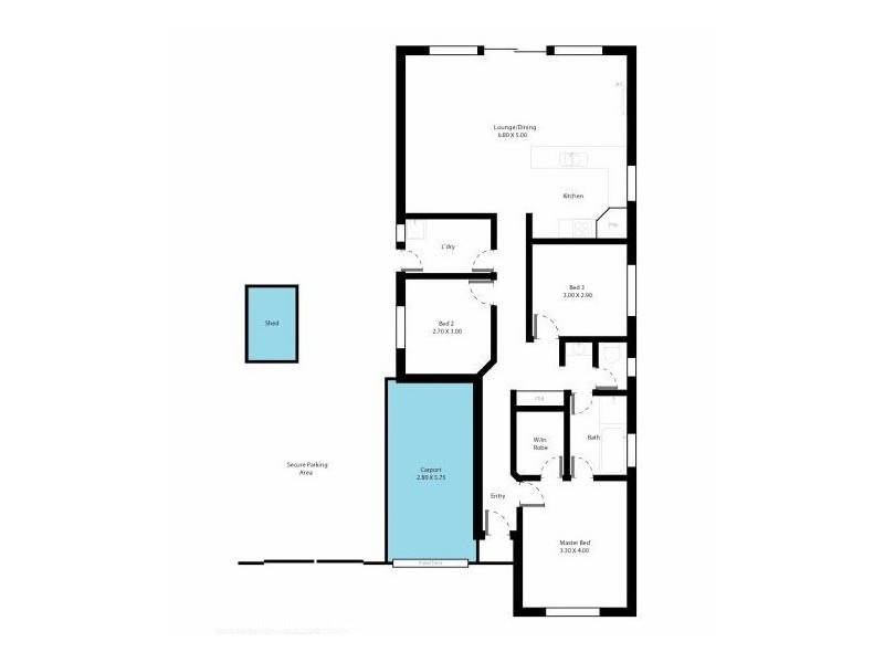 4 Jimmy Watson Drive, Woodcroft SA 5162 Floorplan