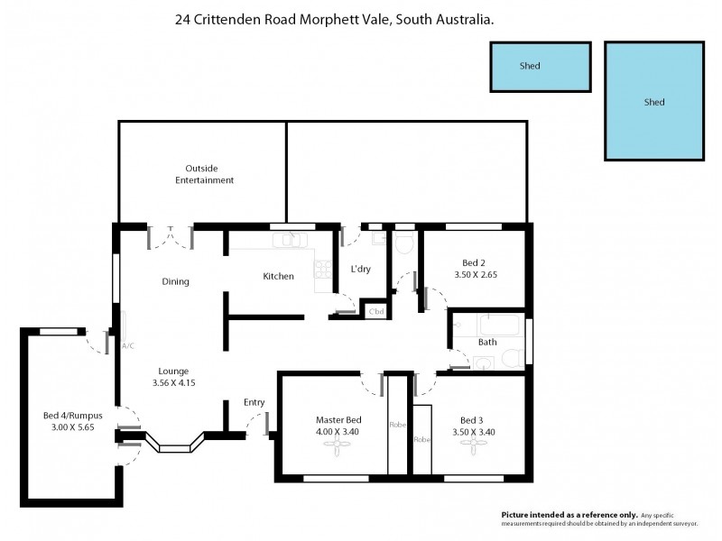 24 Crittenden Road, Morphett Vale SA 5162 Floorplan