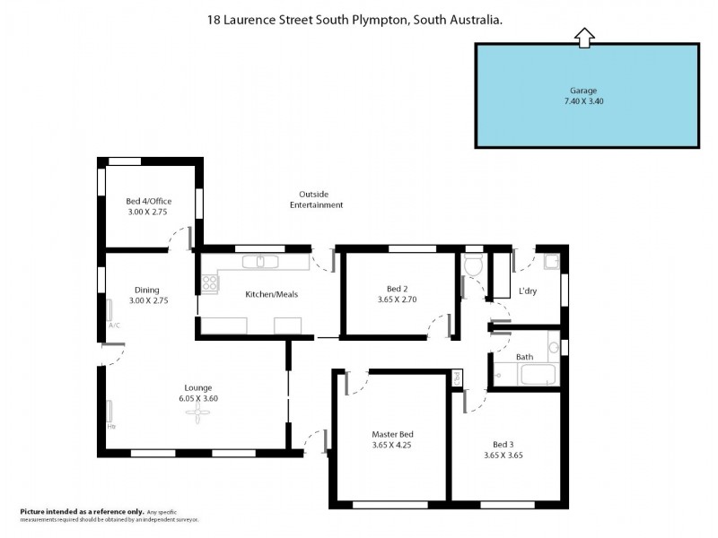 18 Laurence Street, South Plympton SA 5038 Floorplan