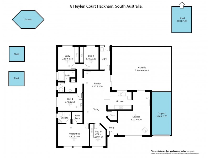 8 Heylen Court, Hackham SA 5163 Floorplan