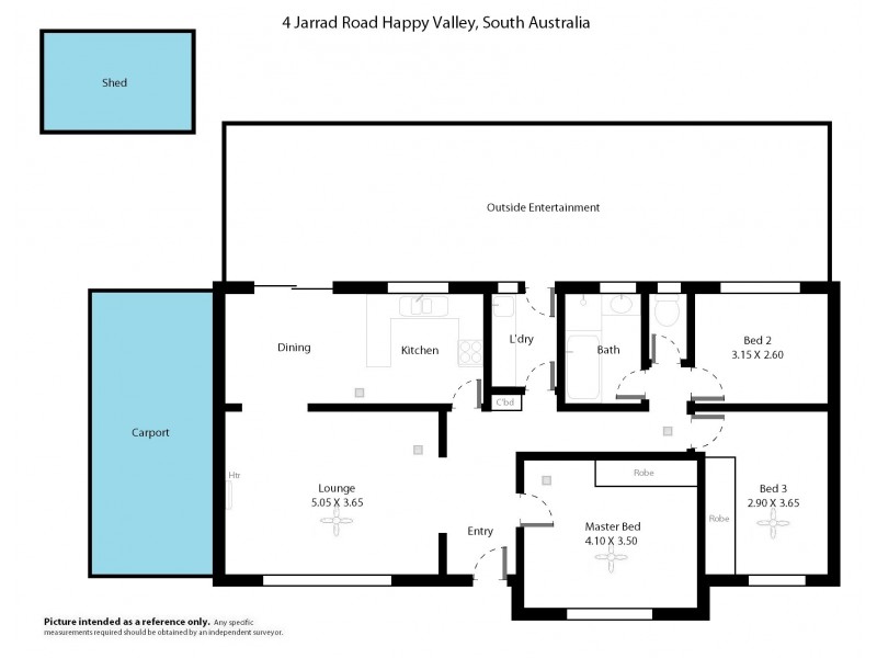 4 Jarrad Road, Happy Valley SA 5159 Floorplan