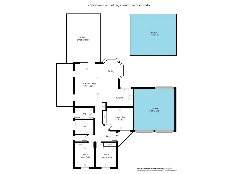 7 Spinnaker Court, Aldinga Beach SA 5173 Floorplan