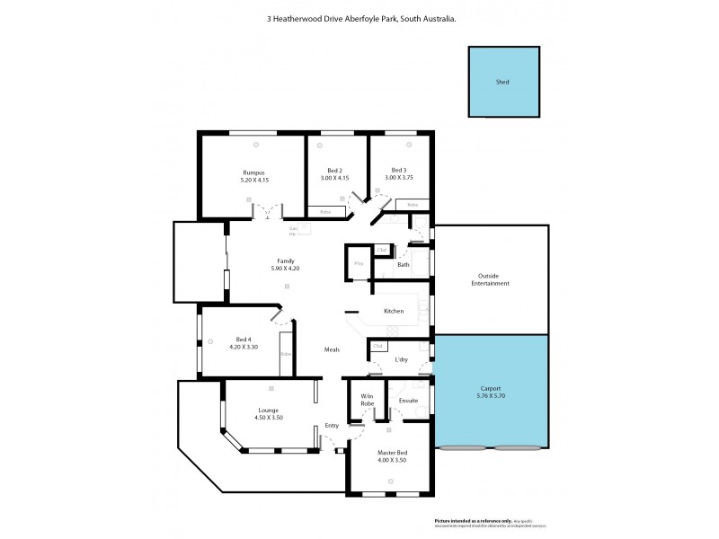 3 Heatherwood Drive, Aberfoyle Park SA 5159 Floorplan