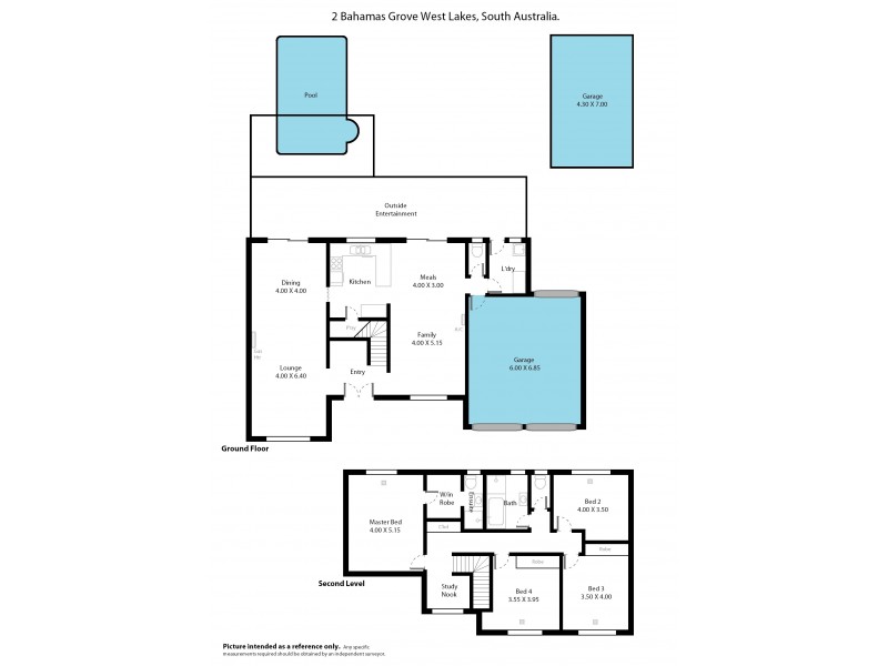 2 Bahamas Grove, West Lakes SA 5021 Floorplan