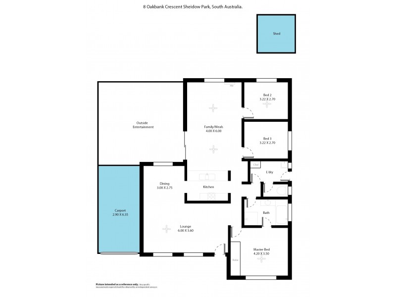 8 Oakbank Crescent, Sheidow Park SA 5158 Floorplan