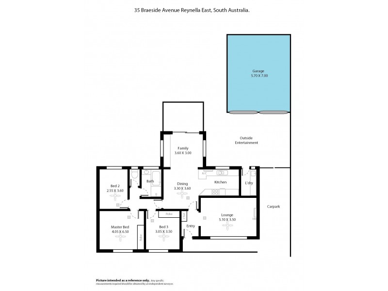 35 Braeside Avenue, Reynella East SA 5161 Floorplan