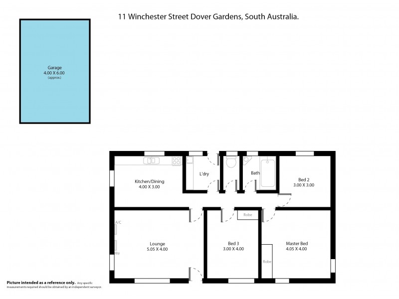 11 Winchester Street, Dover Gardens SA 5048 Floorplan
