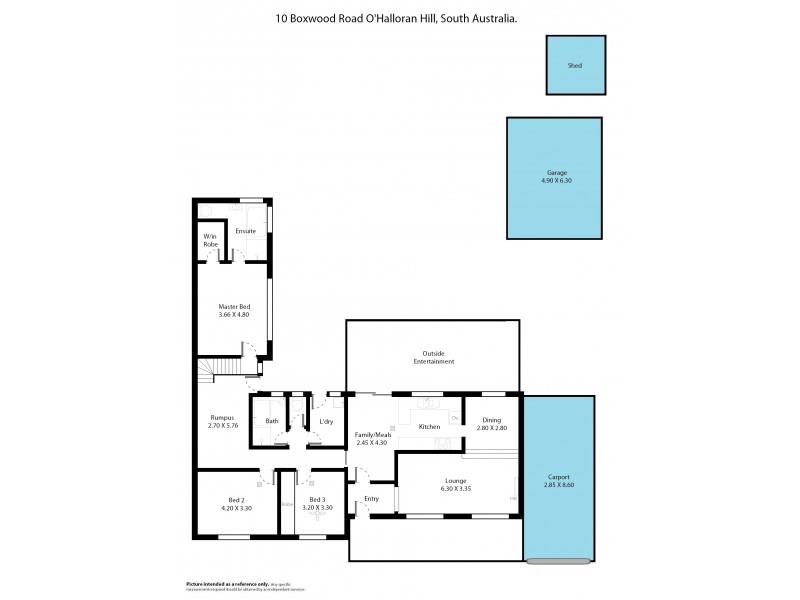 10 Boxwood Road, O’halloran Hill SA 5158 Floorplan