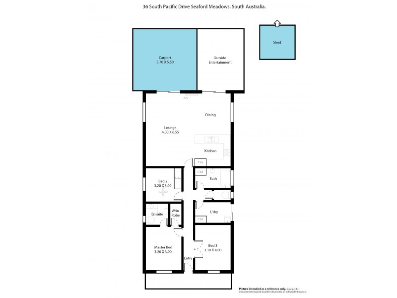 36 South Pacific Drive, Seaford Meadows SA 5169 Floorplan