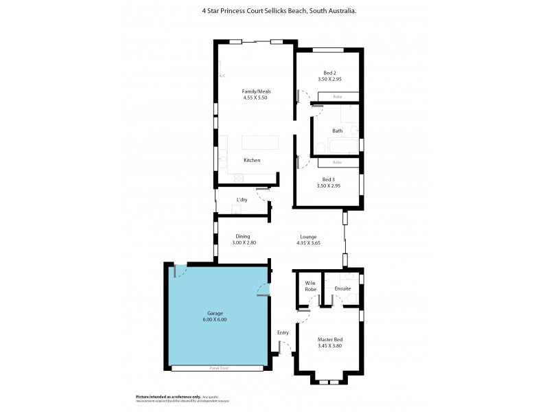 4 Star Princess Court, Sellicks Beach SA 5174 Floorplan