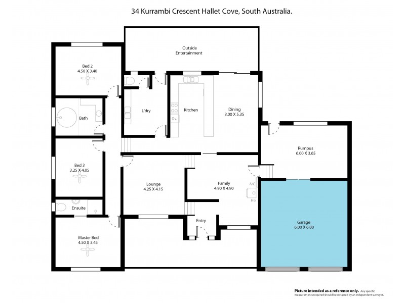 34 Kurrambi Crescent, Hallett Cove SA 5158 Floorplan
