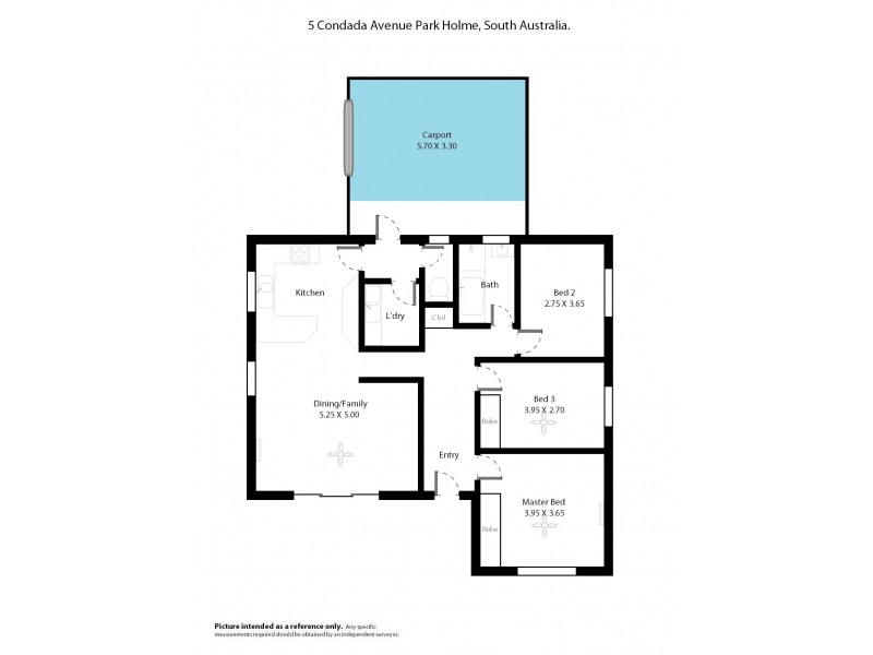 5 Condada Avenue, Park Holme SA 5043 Floorplan