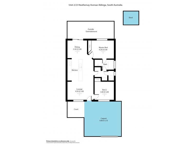 2-23 Heathersay Avenue, Aldinga Beach SA 5173 Floorplan