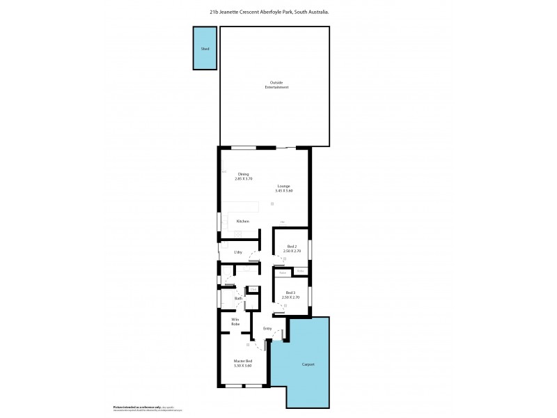 21b Jeanette Crescent, Aberfoyle Park SA 5159 Floorplan