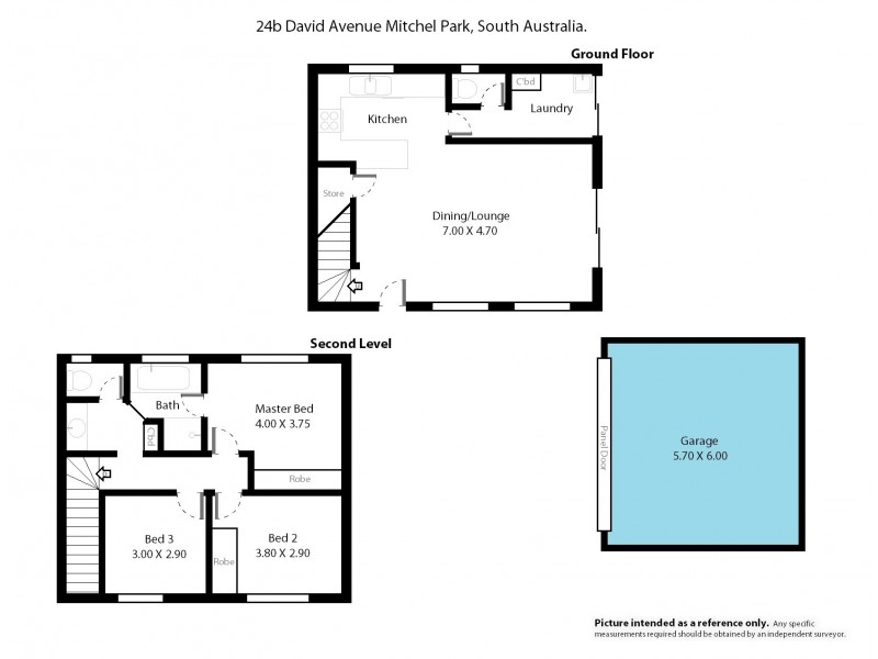 24b David Avenue, Mitchell Park SA 5043 Floorplan