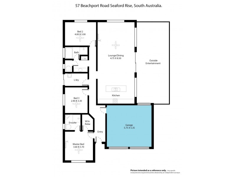 57 Beachport Road, Seaford Rise SA 5169 Floorplan