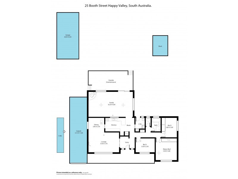 25 Booth Street, Happy Valley SA 5159 Floorplan
