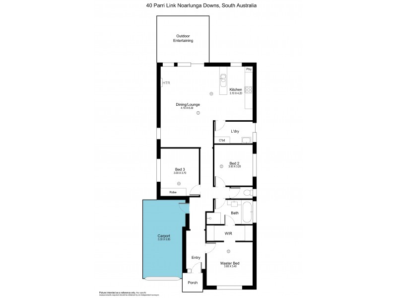 40 Parri Link, Noarlunga Downs SA 5168 Floorplan