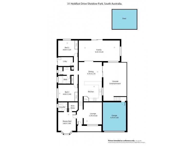 31 Holdfast Drive, Sheidow Park SA 5158 Floorplan