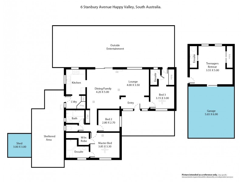 6 Stanbury Avenue, Happy Valley SA 5159 Floorplan