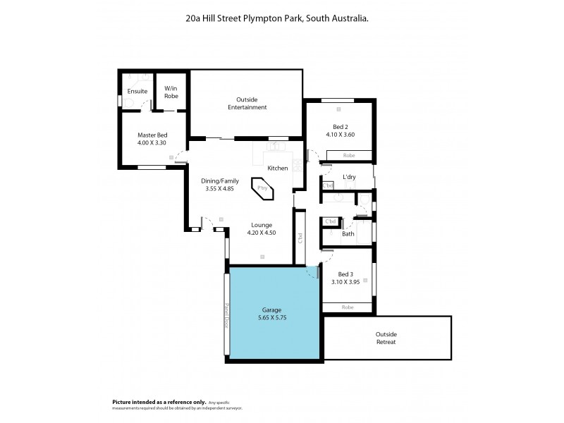 20a Hill Street, Plympton Park SA 5038 Floorplan