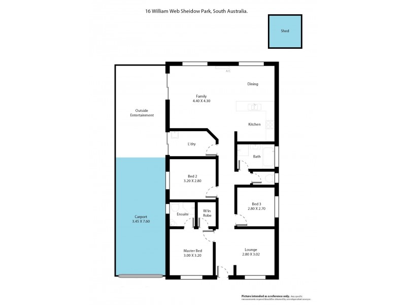 16 William Webb Drive, Sheidow Park SA 5158 Floorplan