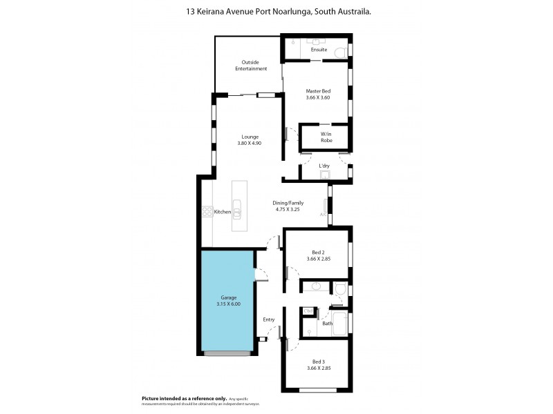 13 Keirana Avenue, Port Noarlunga SA 5167 Floorplan