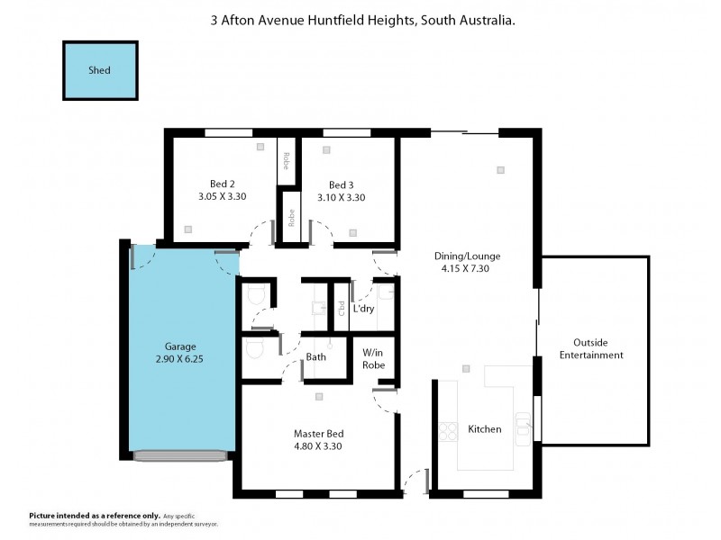 3 Afton Avenue, Huntfield Heights SA 5163 Floorplan