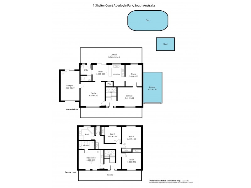 1 Shelter Court, Aberfoyle Park SA 5159 Floorplan