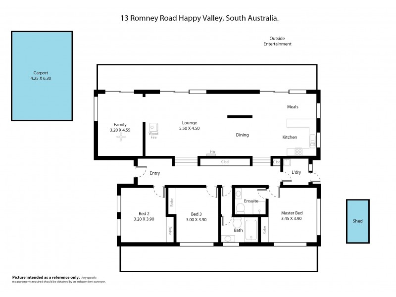 13 Romney Road, Happy Valley SA 5159 Floorplan