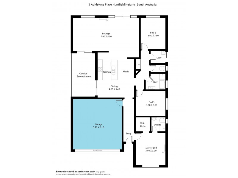 5 Auldstone Place, Huntfield Heights SA 5163 Floorplan