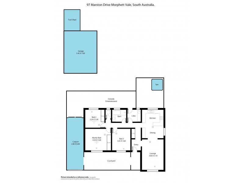 97 Marston Drive, Morphett Vale SA 5162 Floorplan
