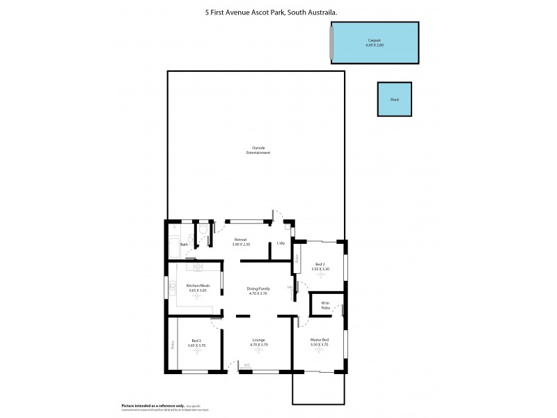 5 First Avenue, Ascot Park SA 5043 Floorplan