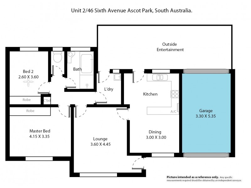 2-46 Sixth Avenue, Ascot Park SA 5043 Floorplan