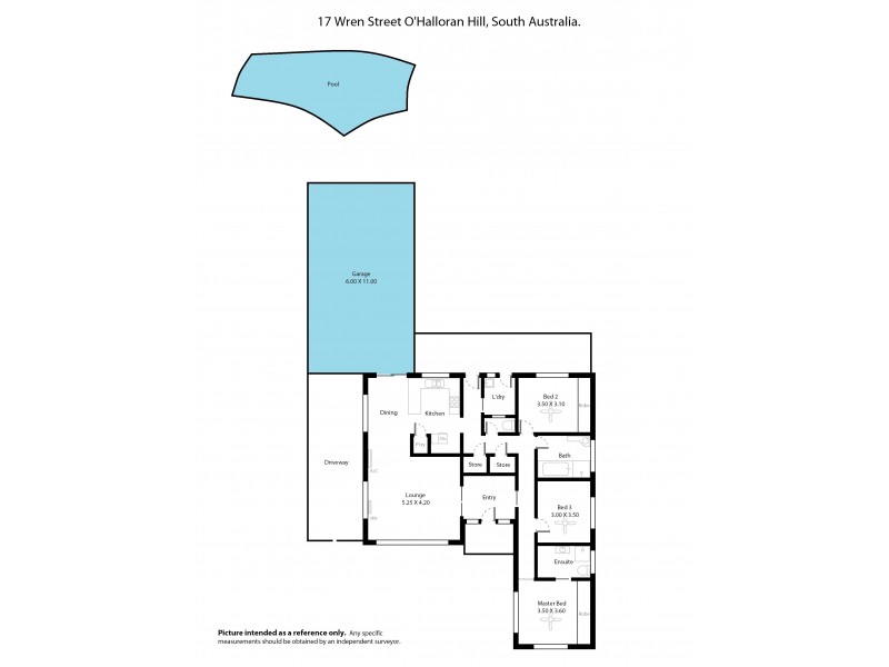 17 Wren Street, O’halloran Hill SA 5158 Floorplan