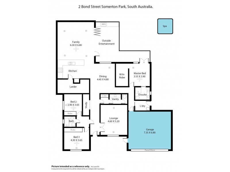 2 Bond St, Somerton Park SA 5044 Floorplan