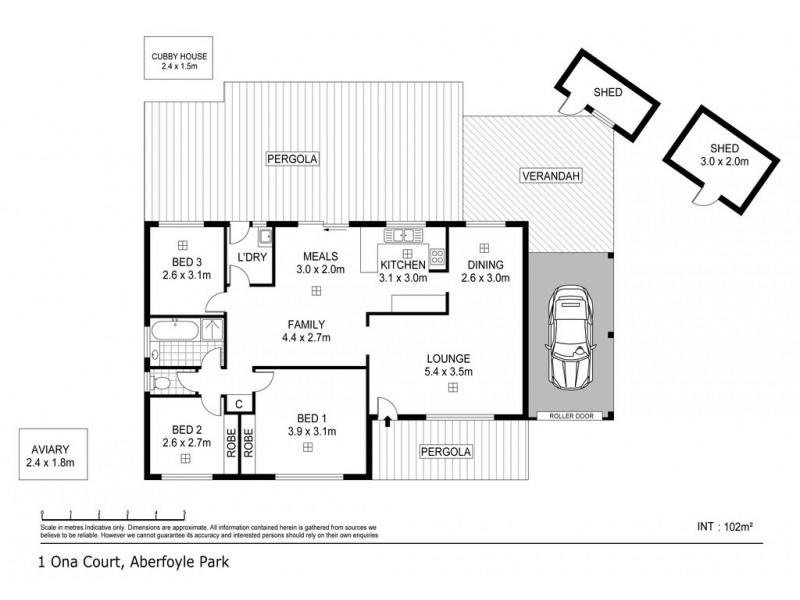 1 Ona Court, Aberfoyle Park SA 5159 Floorplan