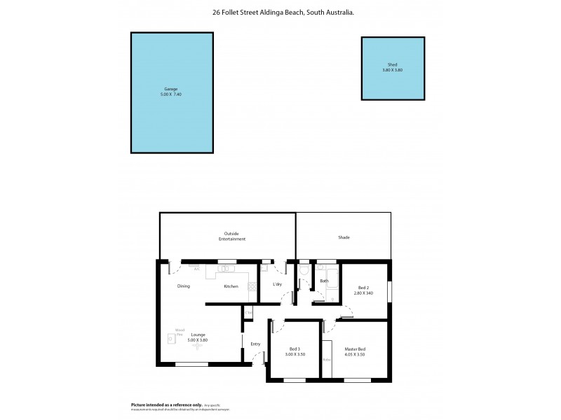26 Follett Street, Aldinga Beach SA 5173 Floorplan